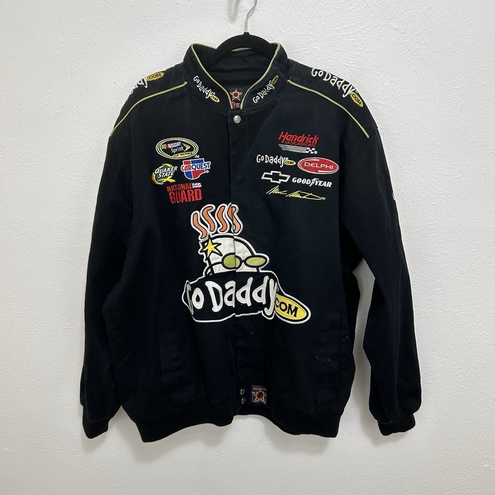 JH Design NASCAR Mark Martin Jacket 2XL Hendrick Motorsports Quaker Go Daddyi